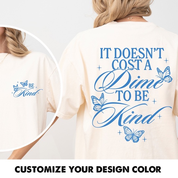 Comfort Colors Be Kind Shirt - Picture 1 of 11